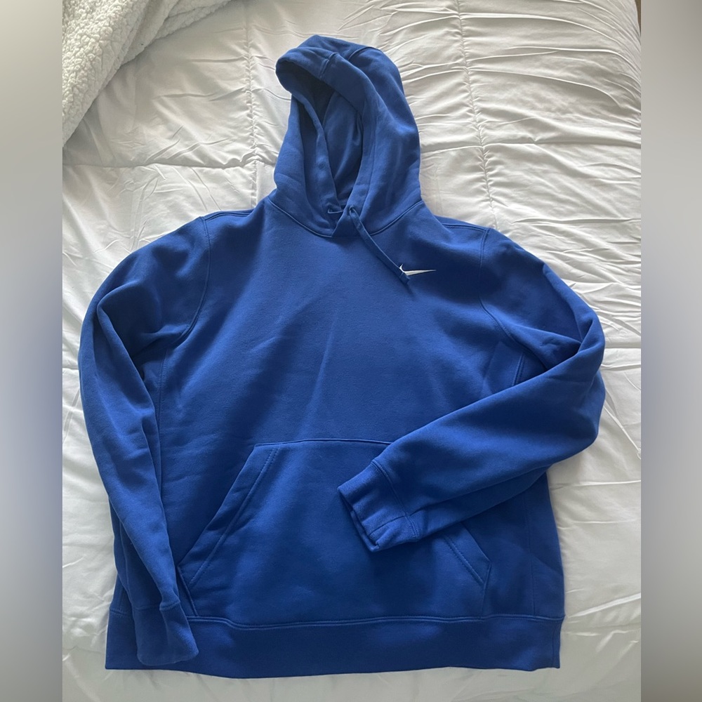BRAND NEW Nike blue hoodie - size L